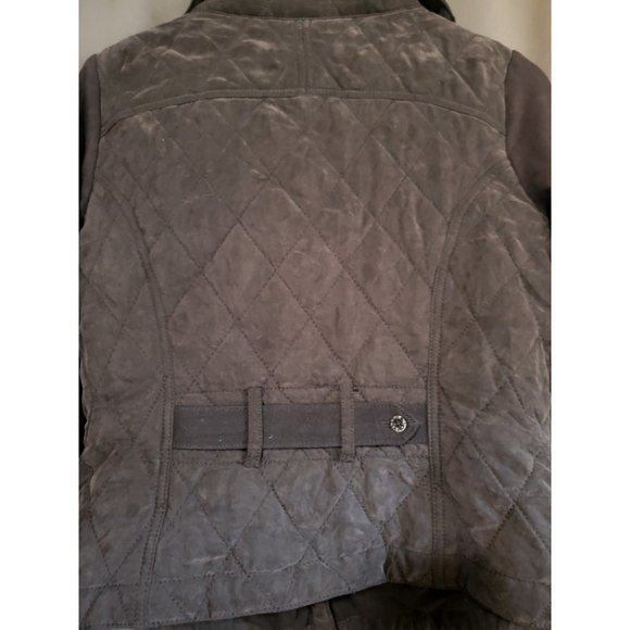 Anthropologie Marrakech Jacket Womens Quilted Moto Zip Size Medium Black - Picture 9 of 13